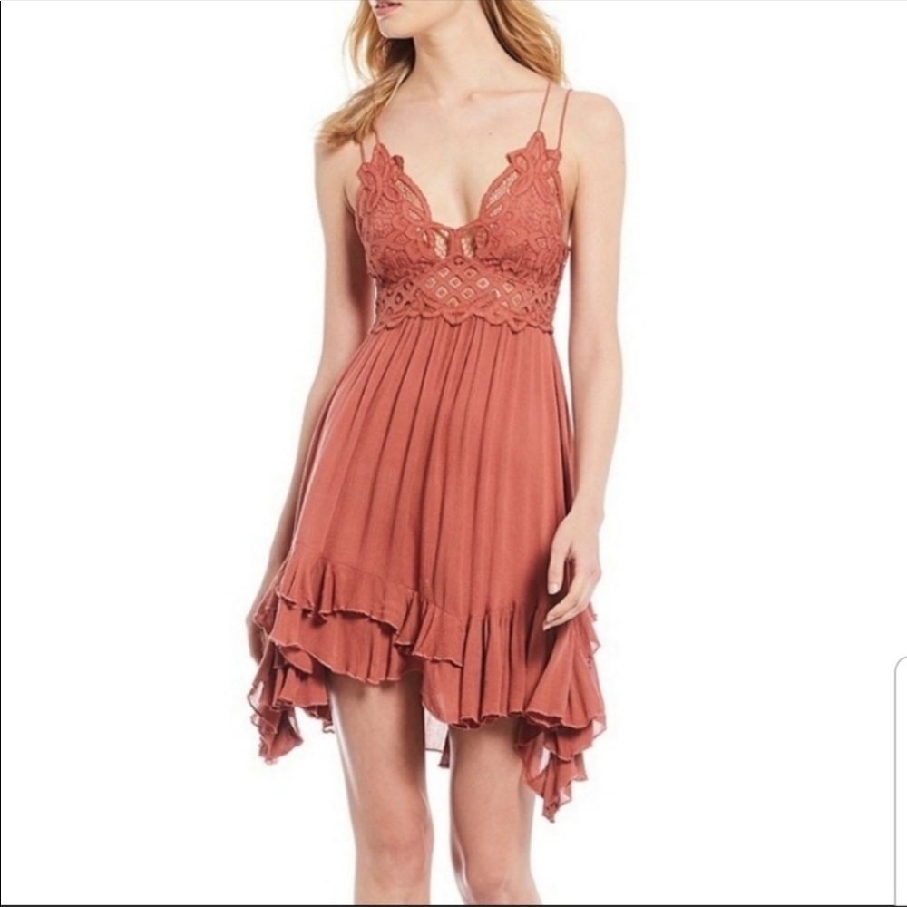 Free People Adella Slip Dress